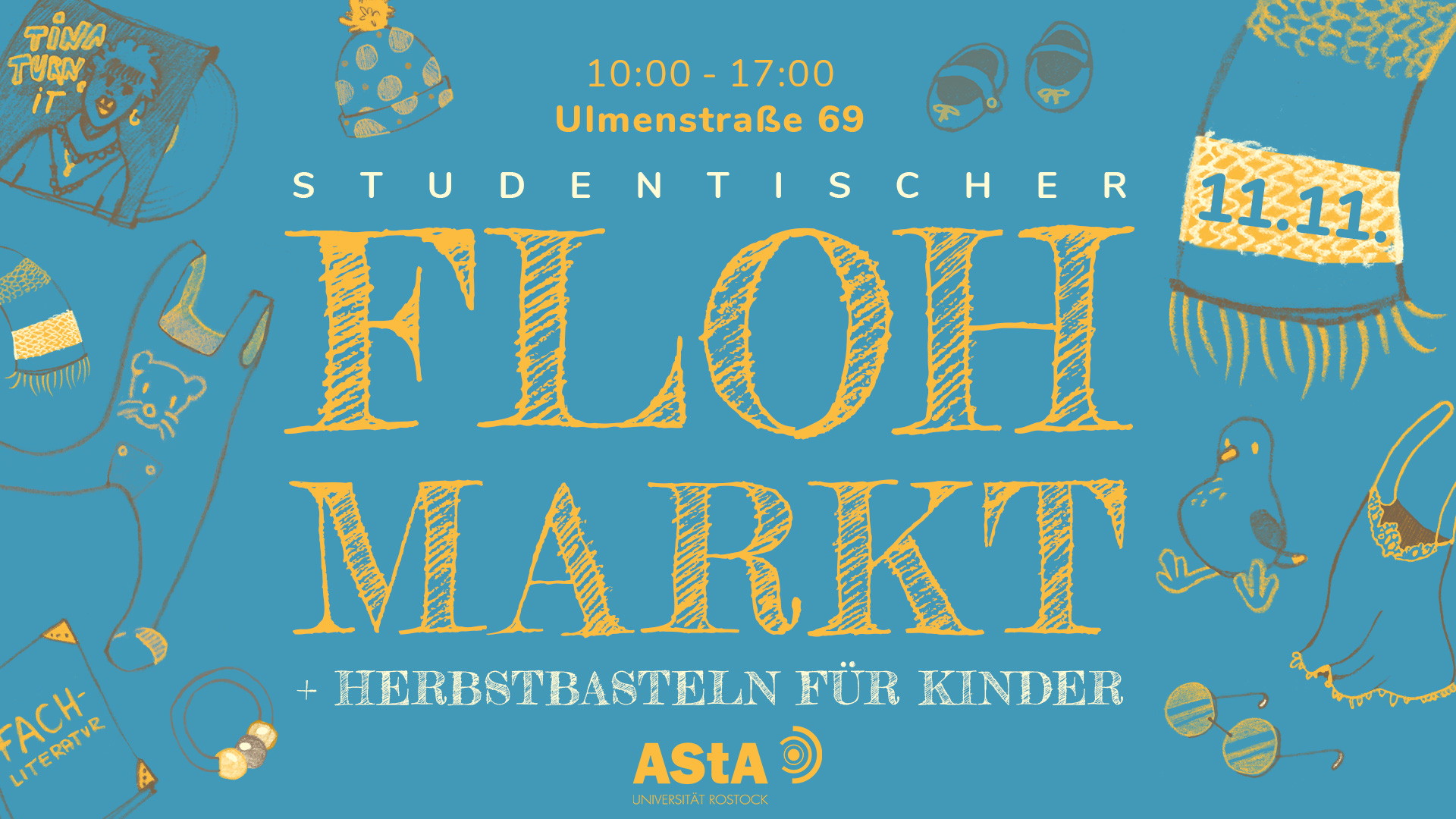 Studentischer Flohmarkt + Herbstbasteln für Kinder