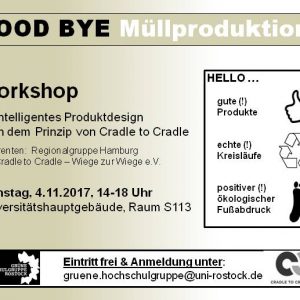 Good Bye, Müllproduktion! Workshop zu Cradle to Cradle