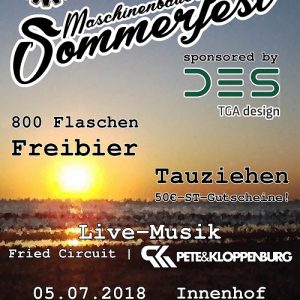 Maschinenbauer Sommerfest 2018