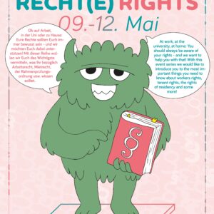 "Ich habe Recht(e)" - "I have rights"